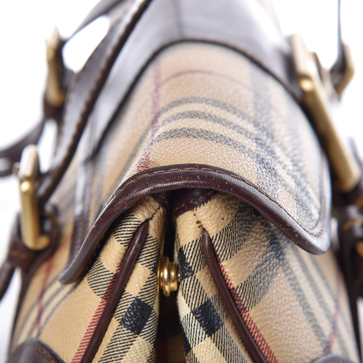 Haymarket Check Buckle Satchel