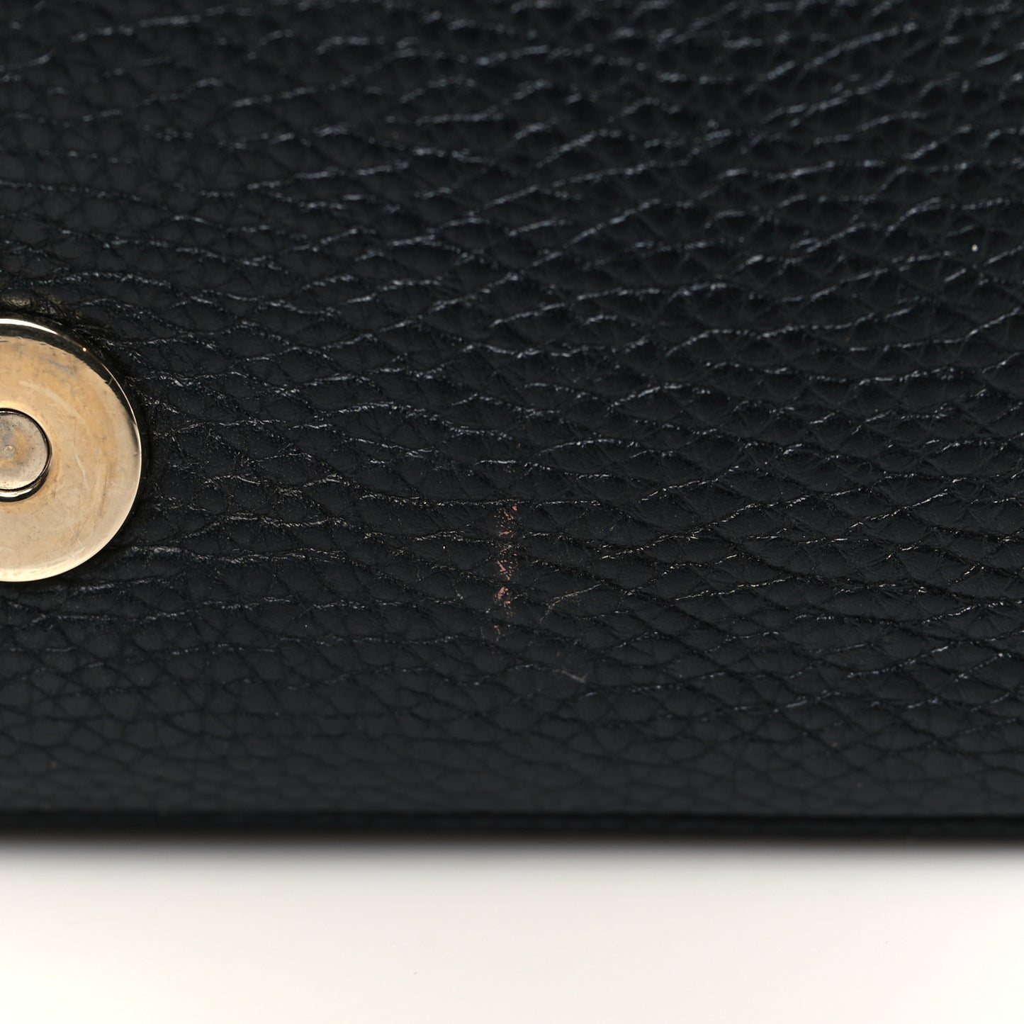 Pebbled Calfskin Medium Soho Flap Crossbody Black