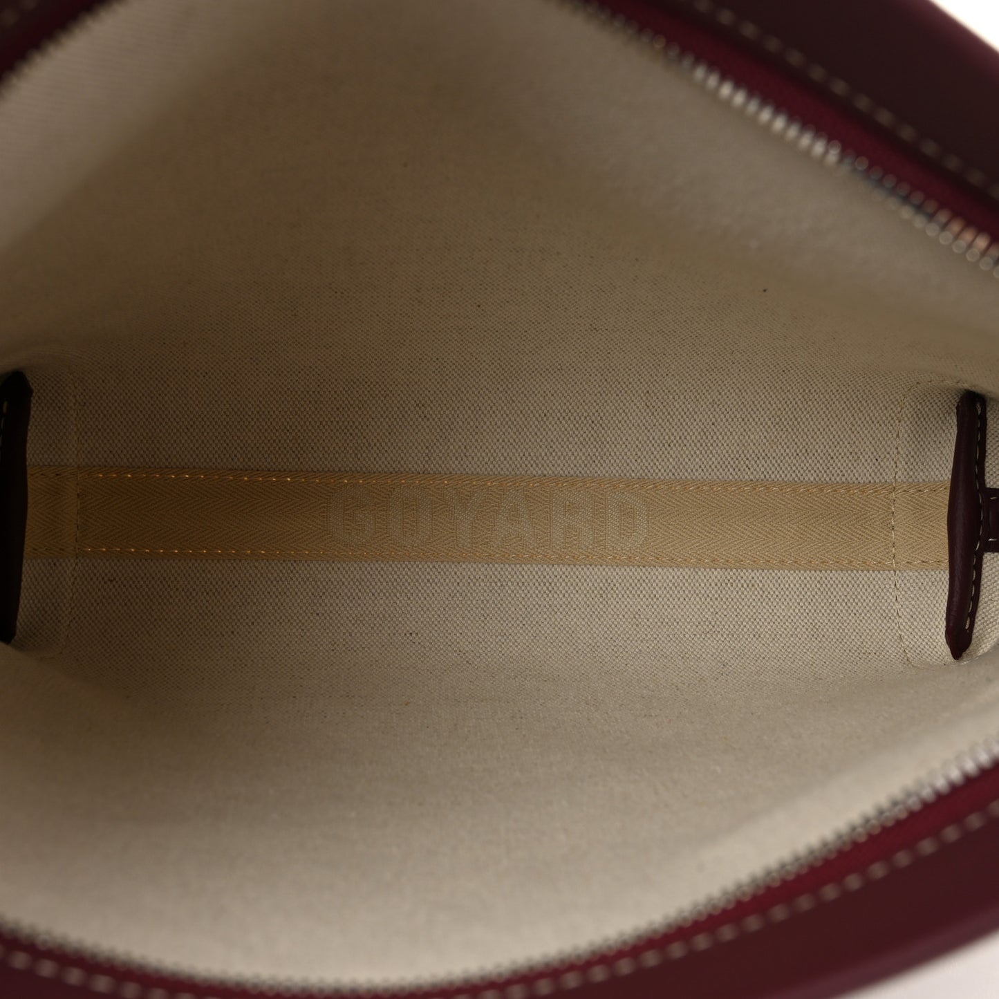 Goyardine Conti Pouch Burgundy