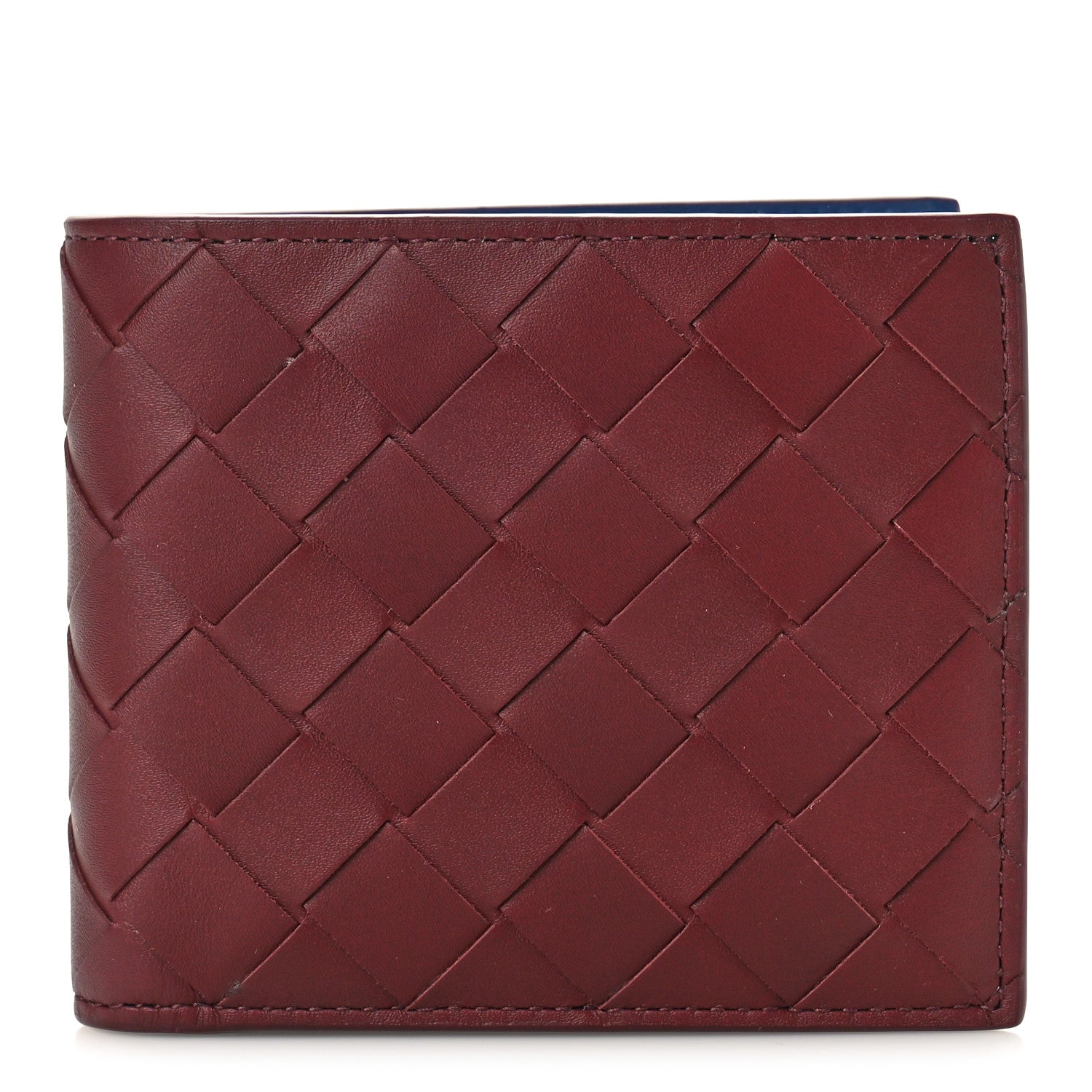 Bottega Veneta Nappa Intrecciato Bi-Fold Wallet Cruise Bordeaux 1 of 7