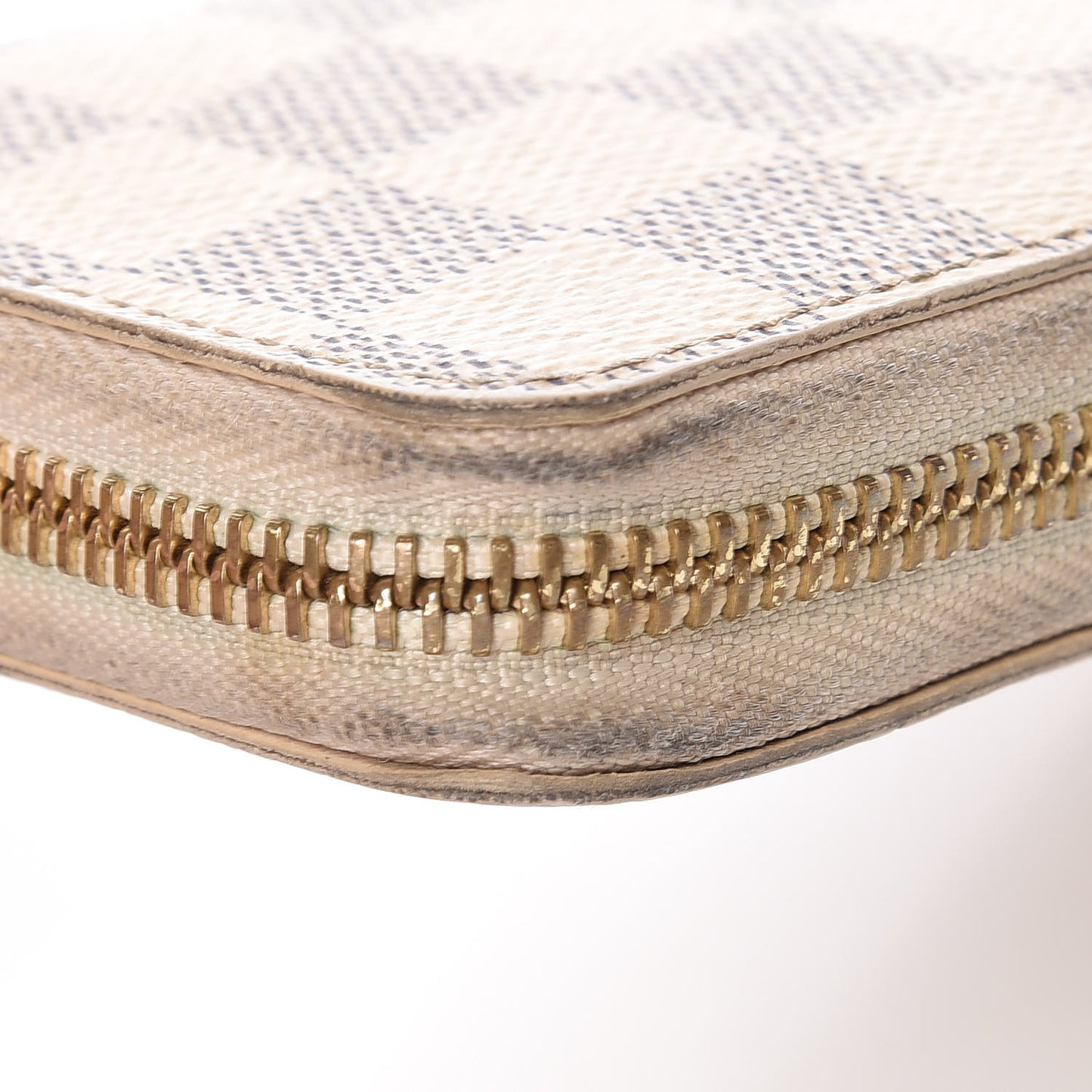 Damier Azur Clemence Wallet Rose Ballerine