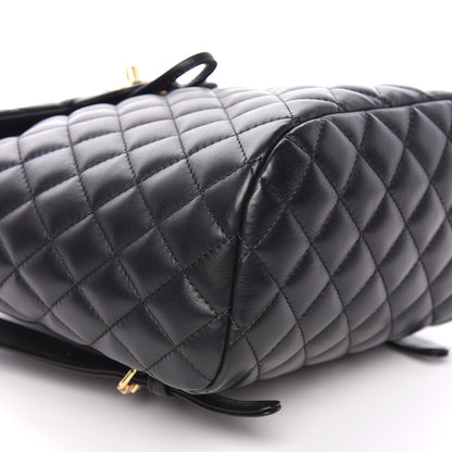 Chanel Lambskin Quilted Small Urban Spirit Backpack Black 8 of 10