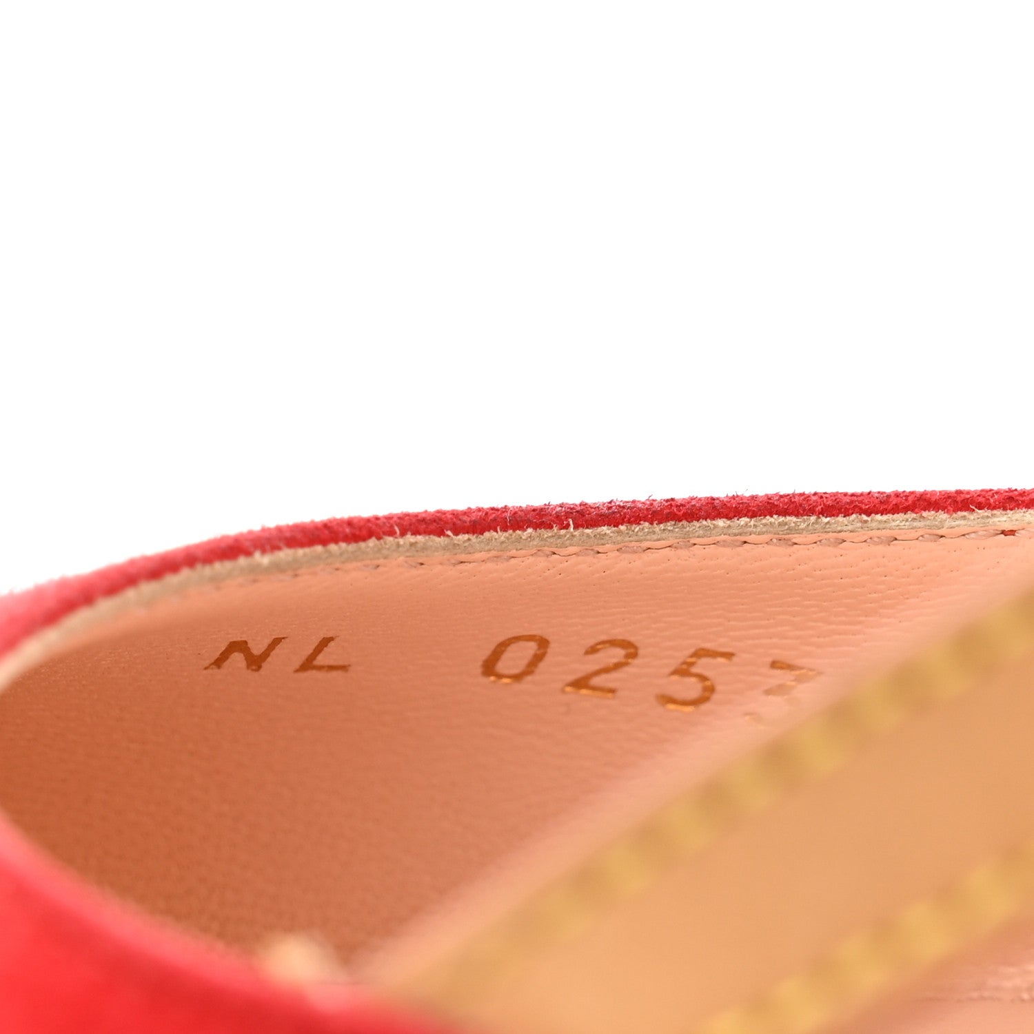 Louis Vuitton Suede Baby Goat Blossom Slingback Pumps 36 Rouge 6 of 11