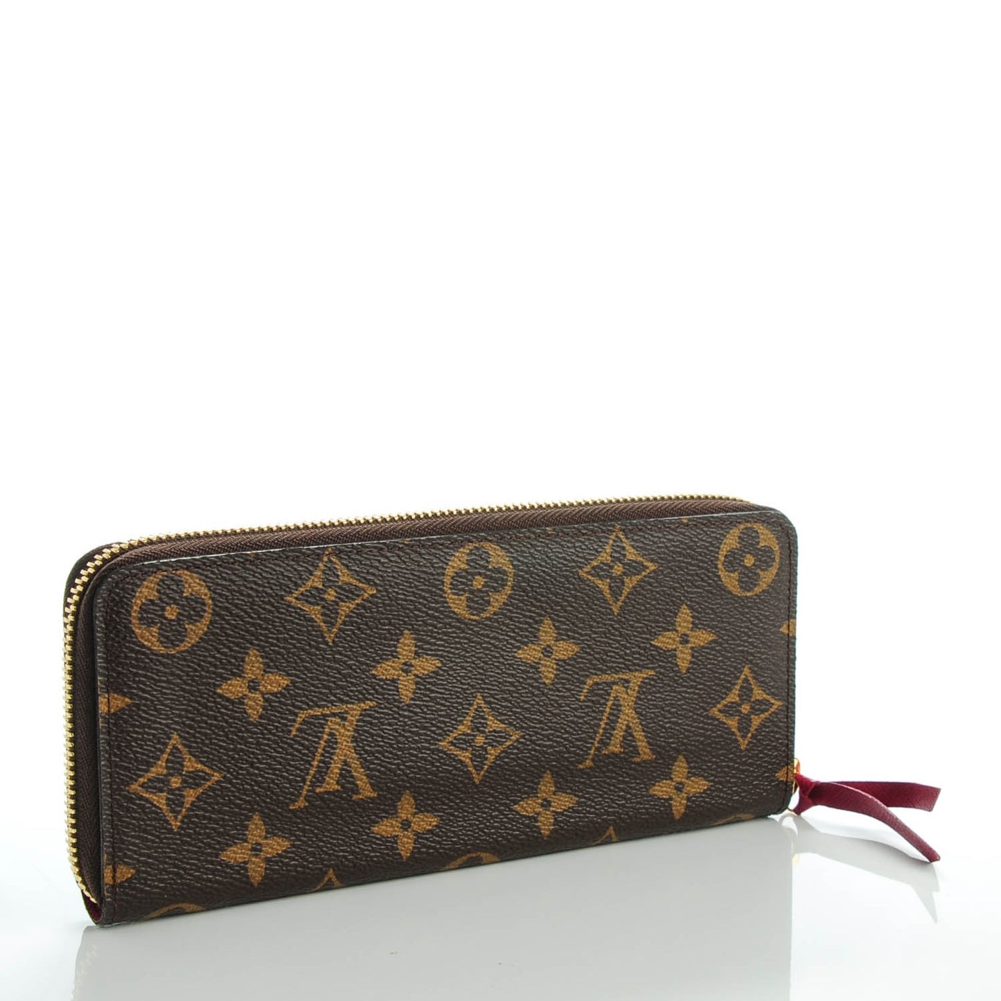 Monogram Clemence Wallet Fuchsia