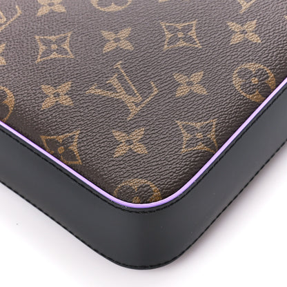 Louis Vuitton Monogram Macassar Trio Messenger Purple Purple 13 of 14