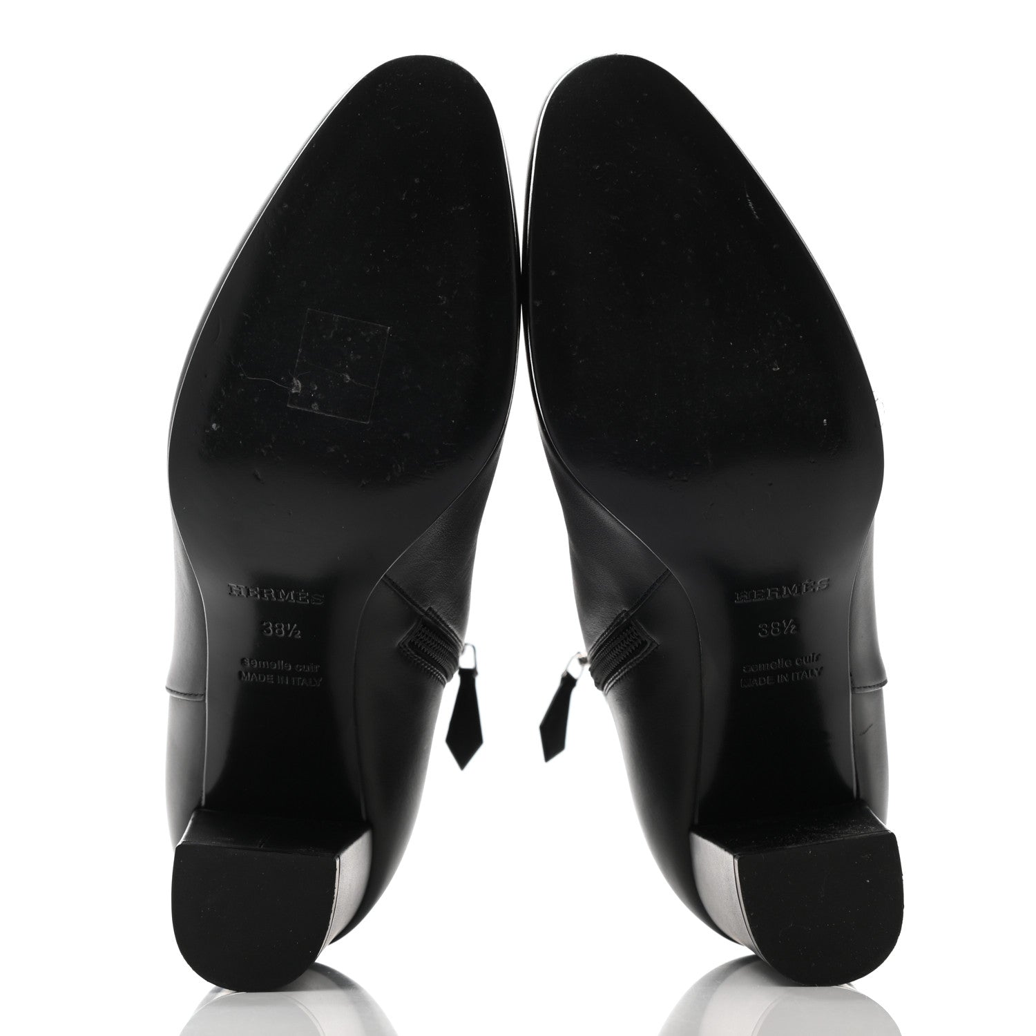 Hermes Calfskin Saint Germain Ankle Boots 38.5 Black 5 of 12