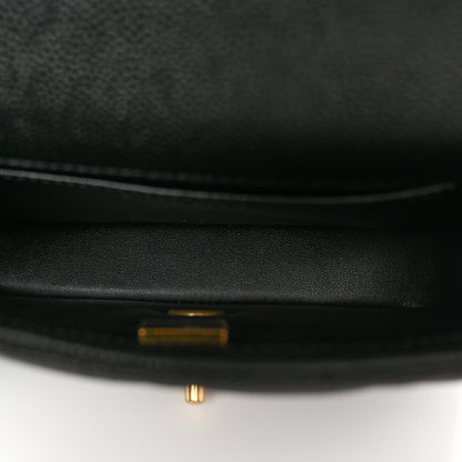 Chanel Caviar Quilted Mini Sweetheart Rectangular Flap Black 5 of 11