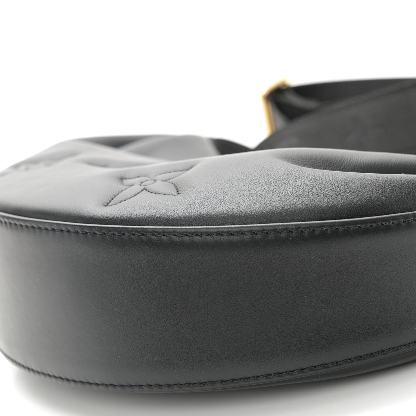 Calfskin Bubblegram Over The Moon Black