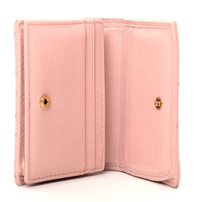 Gucci Calfskin Matelasse GG Marmont Card Case Wallet Perfect Pink 5 of 7