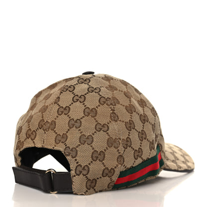 Gucci Monogram Web Baseball Hat XXL Beige Cocoa 3 of 8