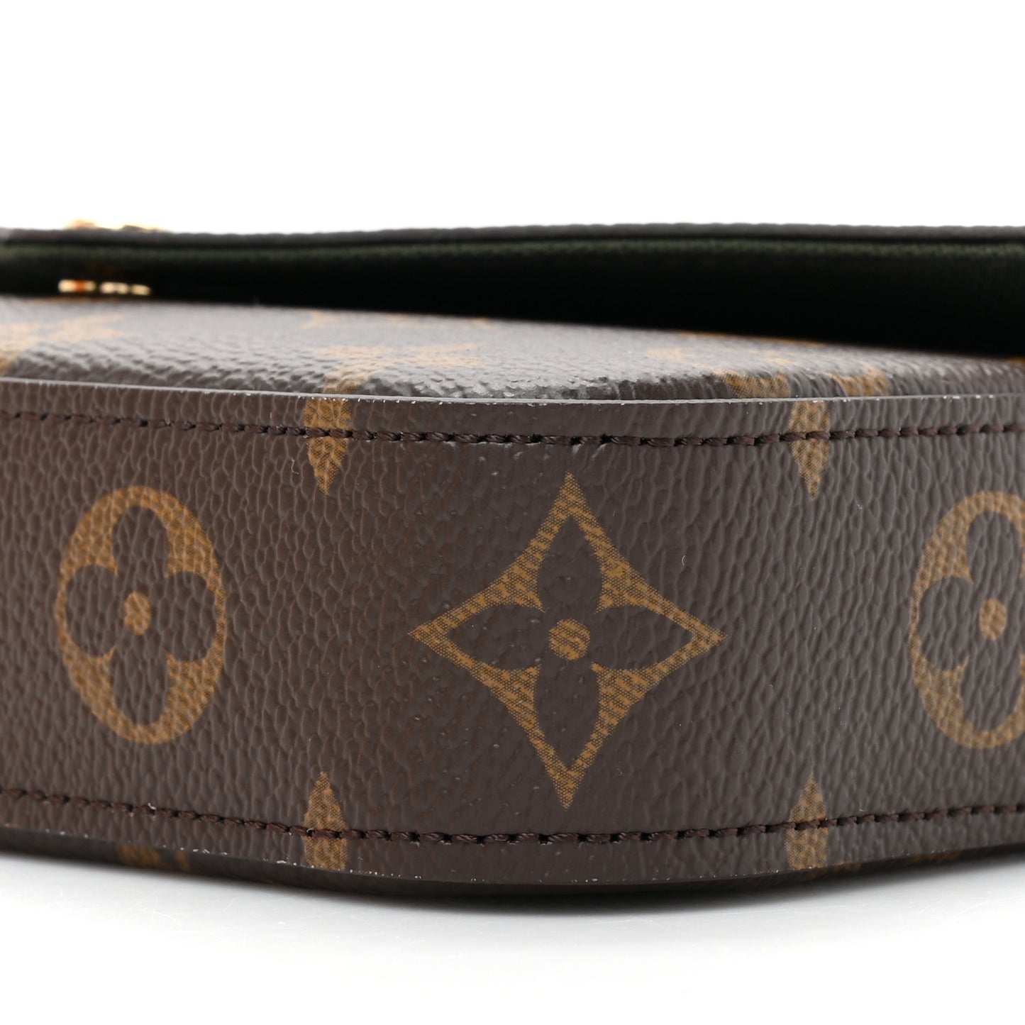 Monogram Felicie Strap & Go Kaki
