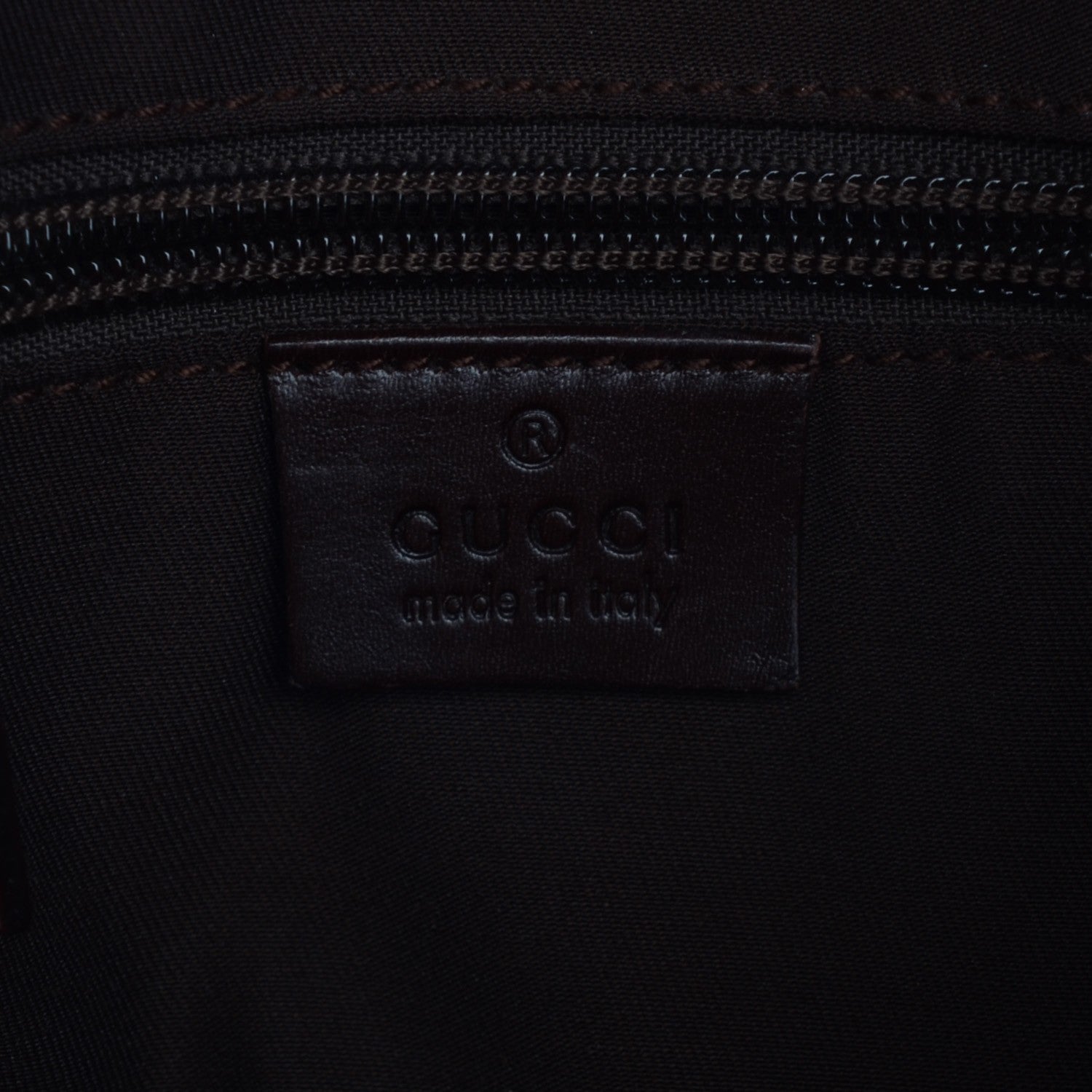 Gucci Monogram Calfskin Perforated Medium Flat Messenger Bag Dark Brown 6 of 8