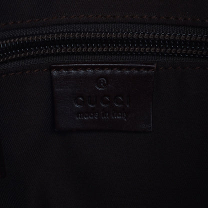 Gucci Monogram Calfskin Perforated Medium Flat Messenger Bag Dark Brown 6 of 8