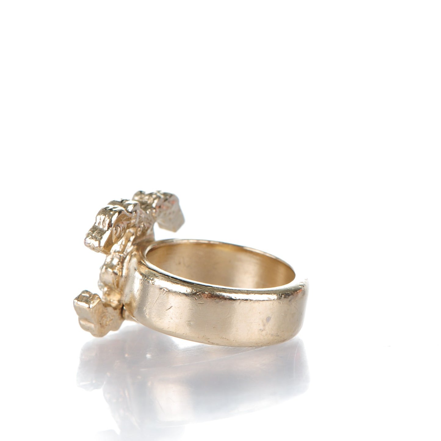 Crystal CC Ring 6 Gold