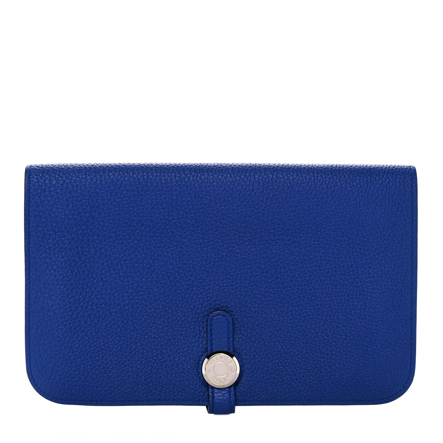 Hermes Togo Dogon Duo Wallet Bleu Electrique 1 of 13