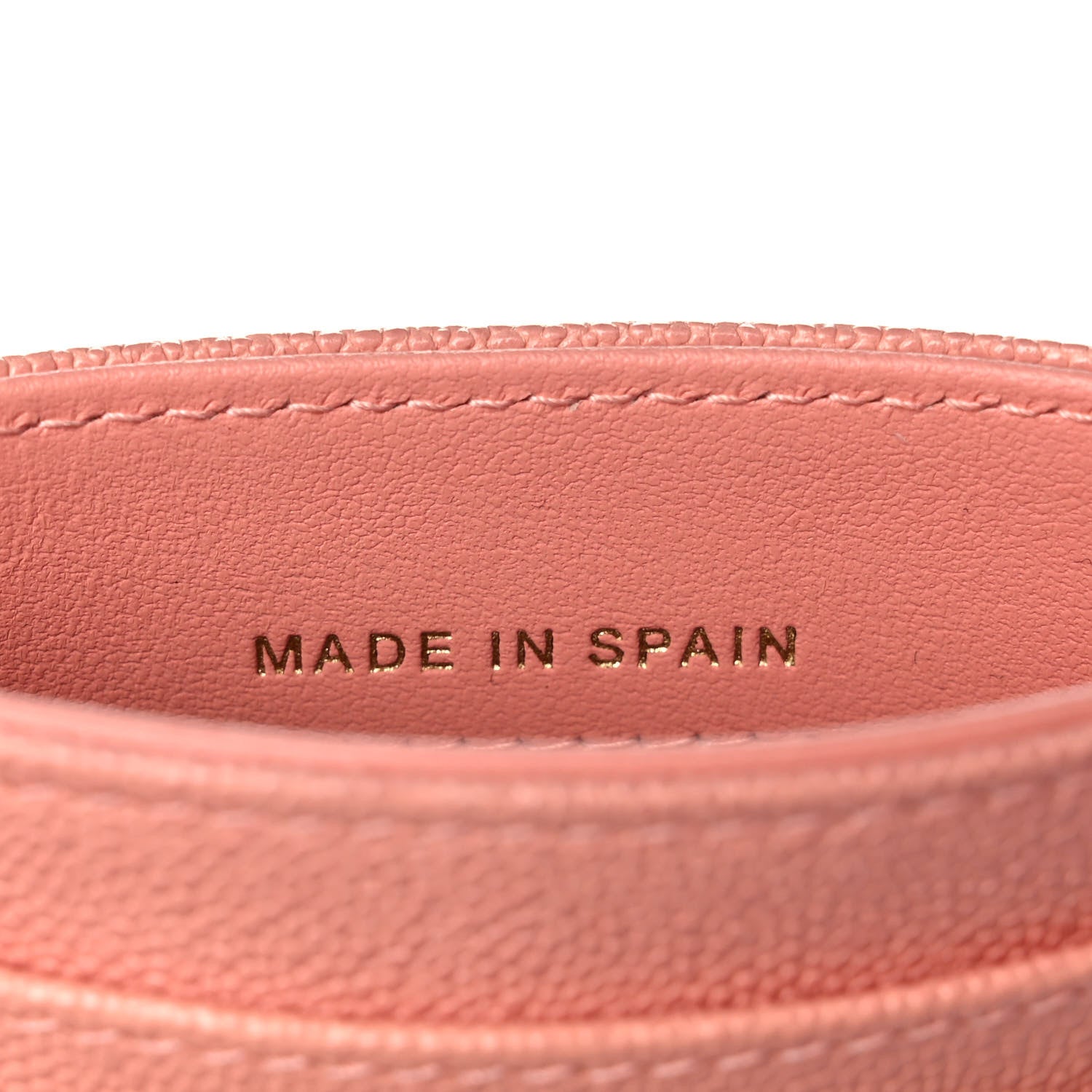 Chanel Caviar Quilted Boy Card Holder Pink 7 of 9