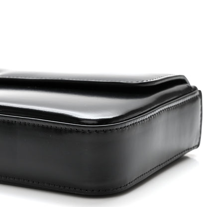 Celine Shiny Calfskin Triomphe Chain Bag Black 9 of 9