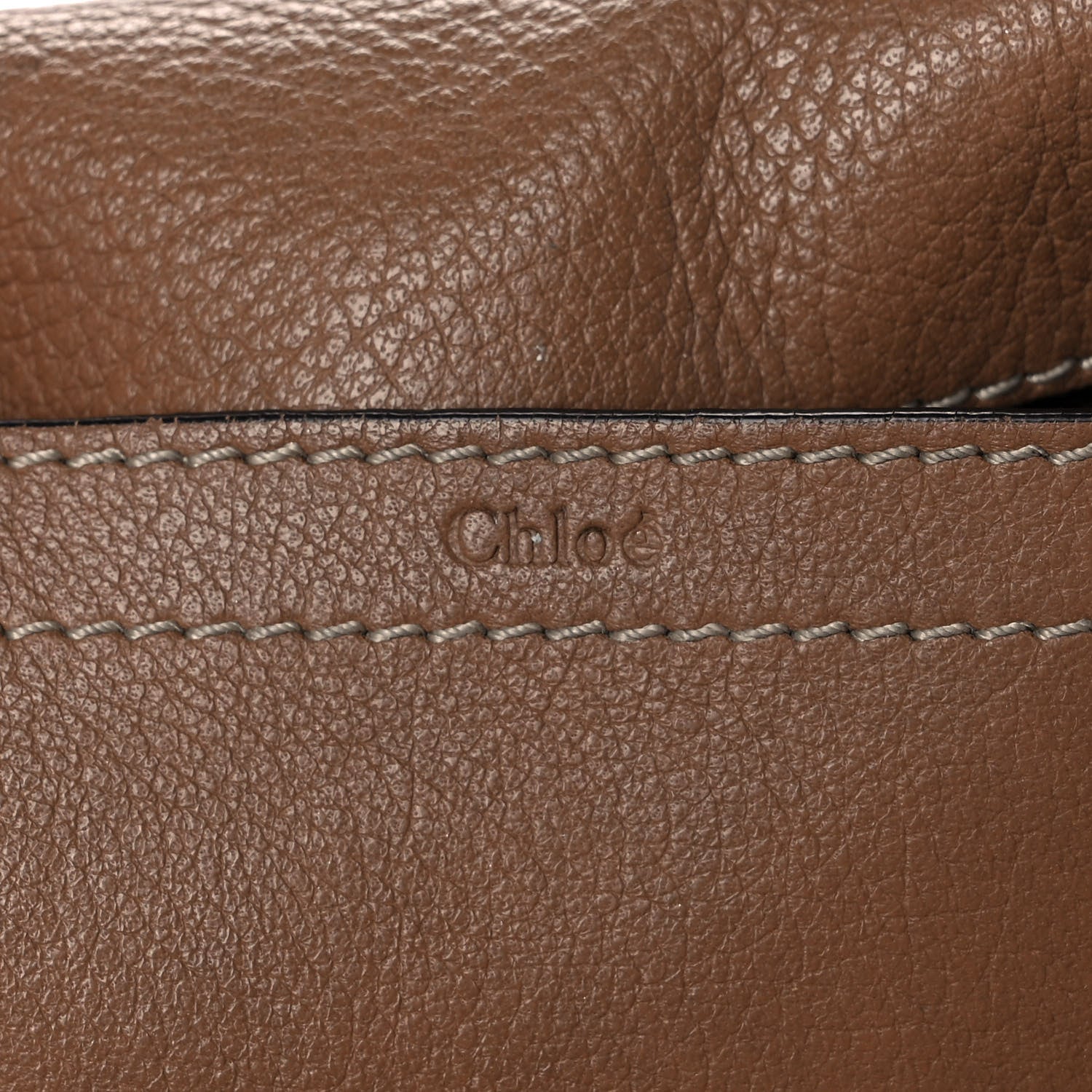 Chloe Calfskin Medium Marcie Round Crossbody Bag Nut 6 of 10