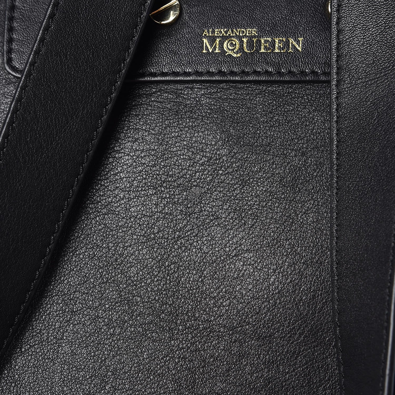 Alexander McQueen Calfskin Studded Padlock Backpack Black 10 of 14