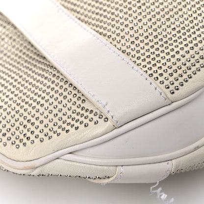 Burberry Calfskin Studded Hobo White 9 of 34