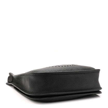 Hermes Taurillon Clemence Evelyne III PM Black 4 of 10