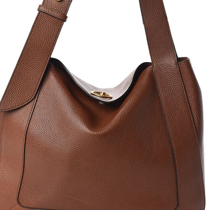 Mulberry Small Classic Grain Calfskin Marloes Hobo Oak 7 of 9
