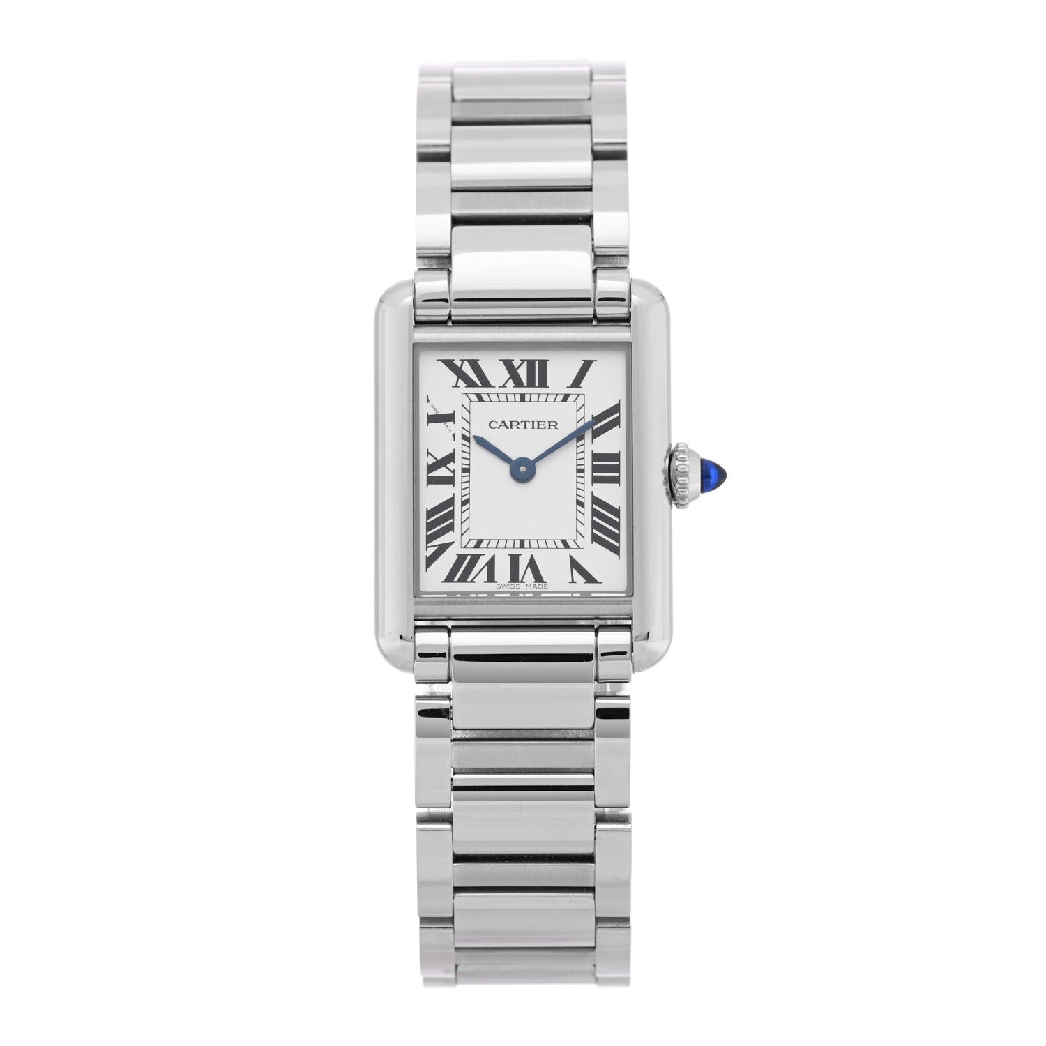 Cartier Stainless Steel 22mm Tank Must Quartz Watch 1 of 5