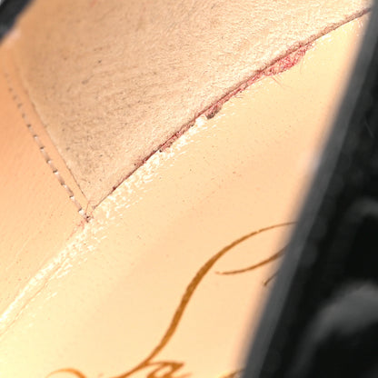 Christian Louboutin Velvet Madame Menule Bow 100 Pumps 38.5 Black 8 of 11