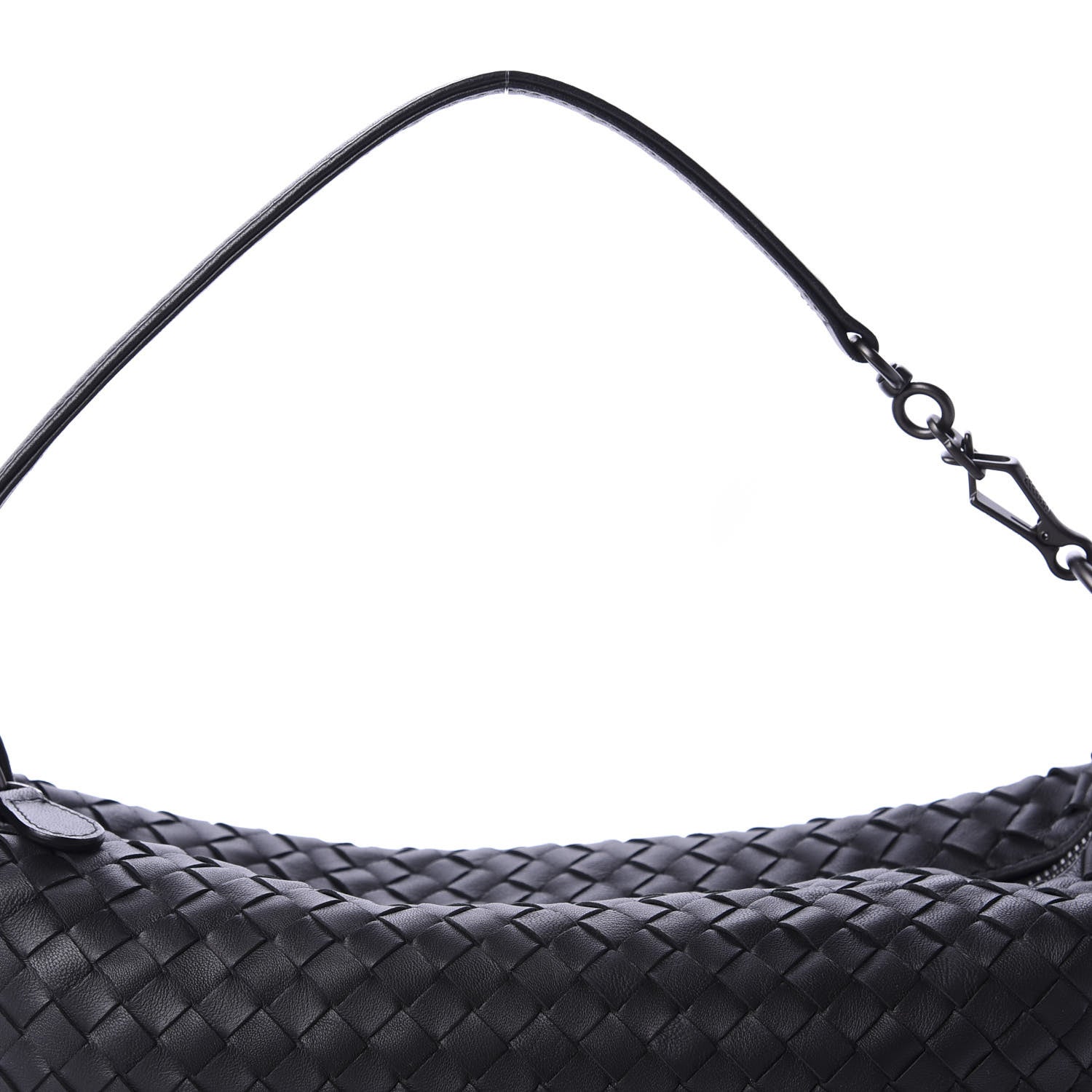 Bottega Veneta Nappa Intrecciato Small Shoulder Bag Black 11 of 11