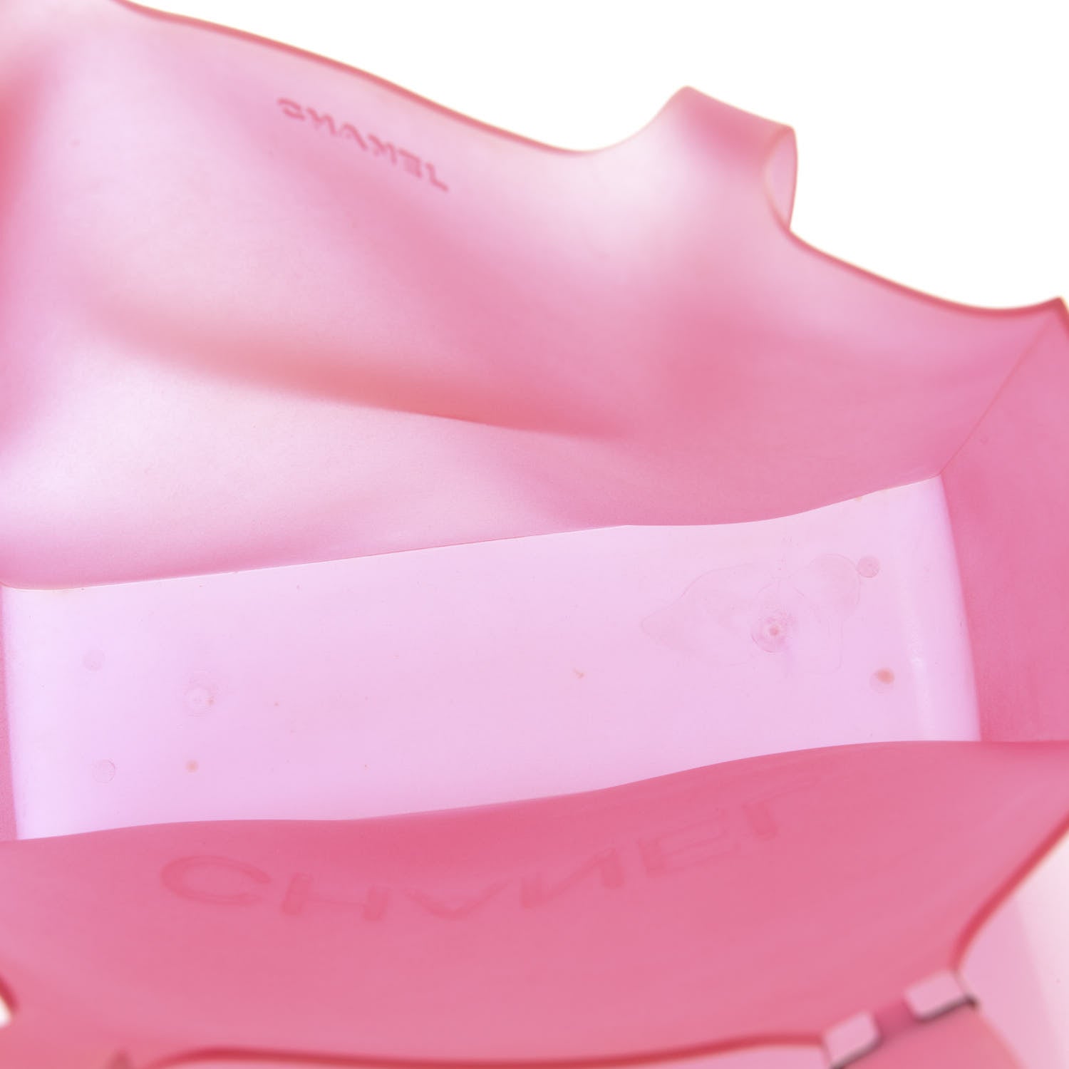 Chanel Jelly Rubber Tote Pink 5 of 11