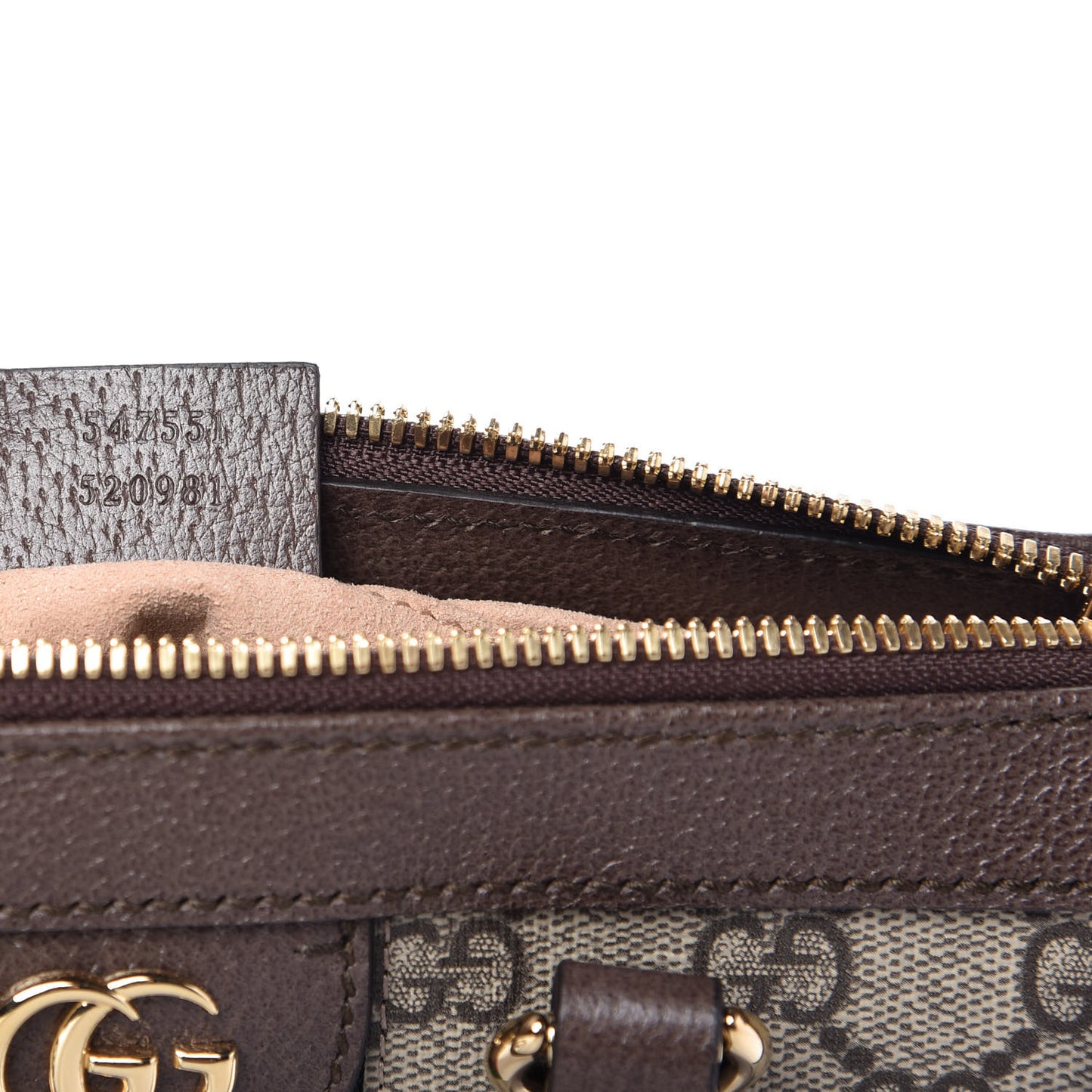 GG Supreme Monogram Small Ophidia Tote Bag Brown
