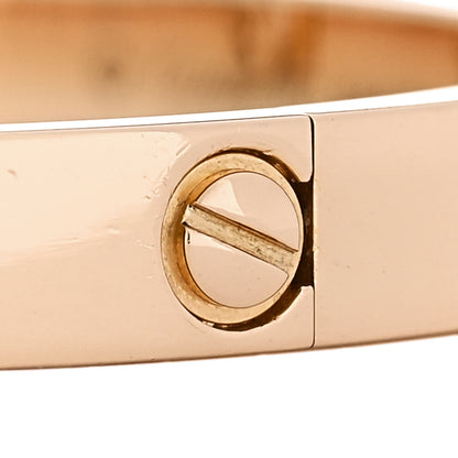 Cartier 18K Pink Gold LOVE Bracelet 17 5 of 6