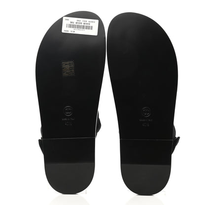 Chanel Mixed Fibers Velcro Dad Sandals 40.5 Black 5 of 9