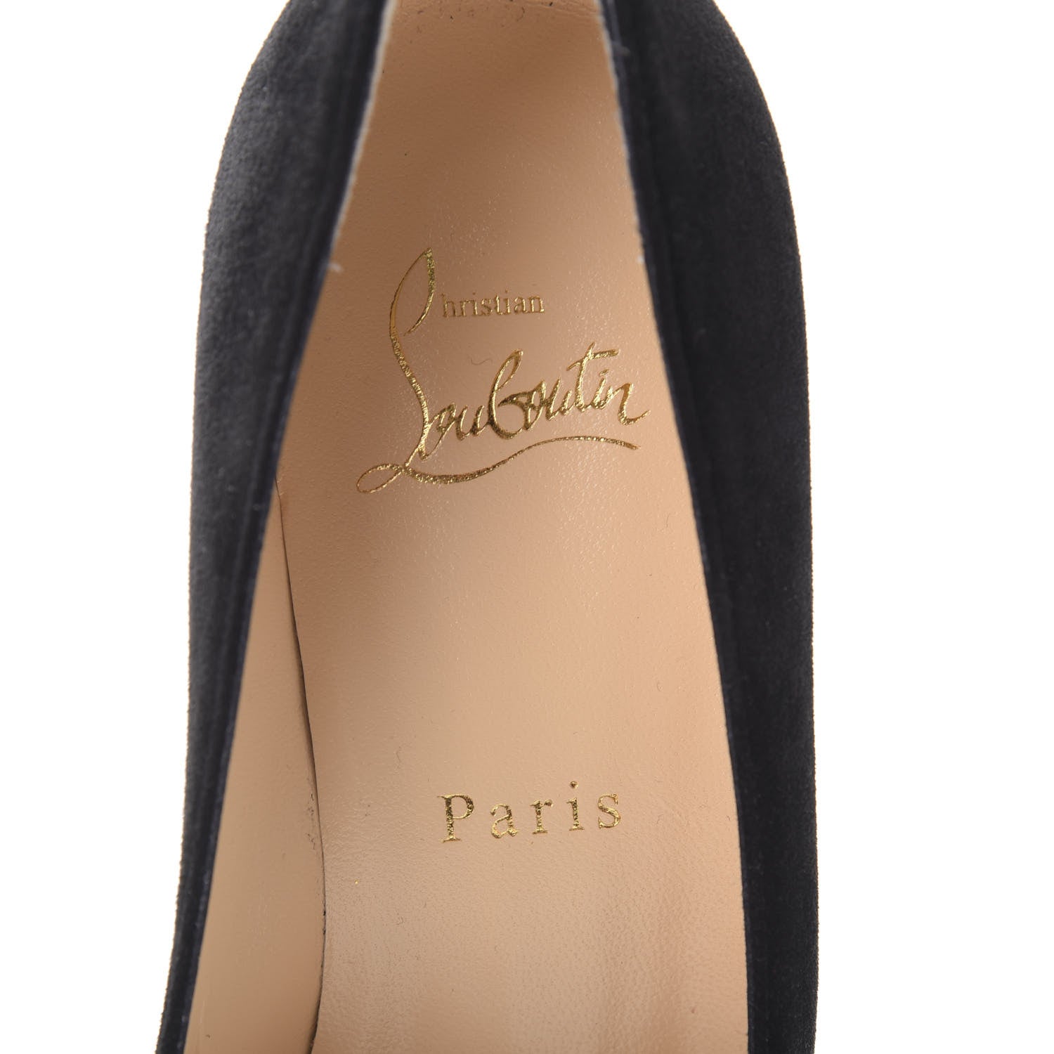 Christian Louboutin Veau Velours Donna Studs 55 Pumps 37 Black 7 of 9