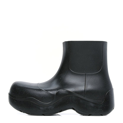 Bottega Veneta Rubber Puddle Ankle Boots 37 Black 1 of 6
