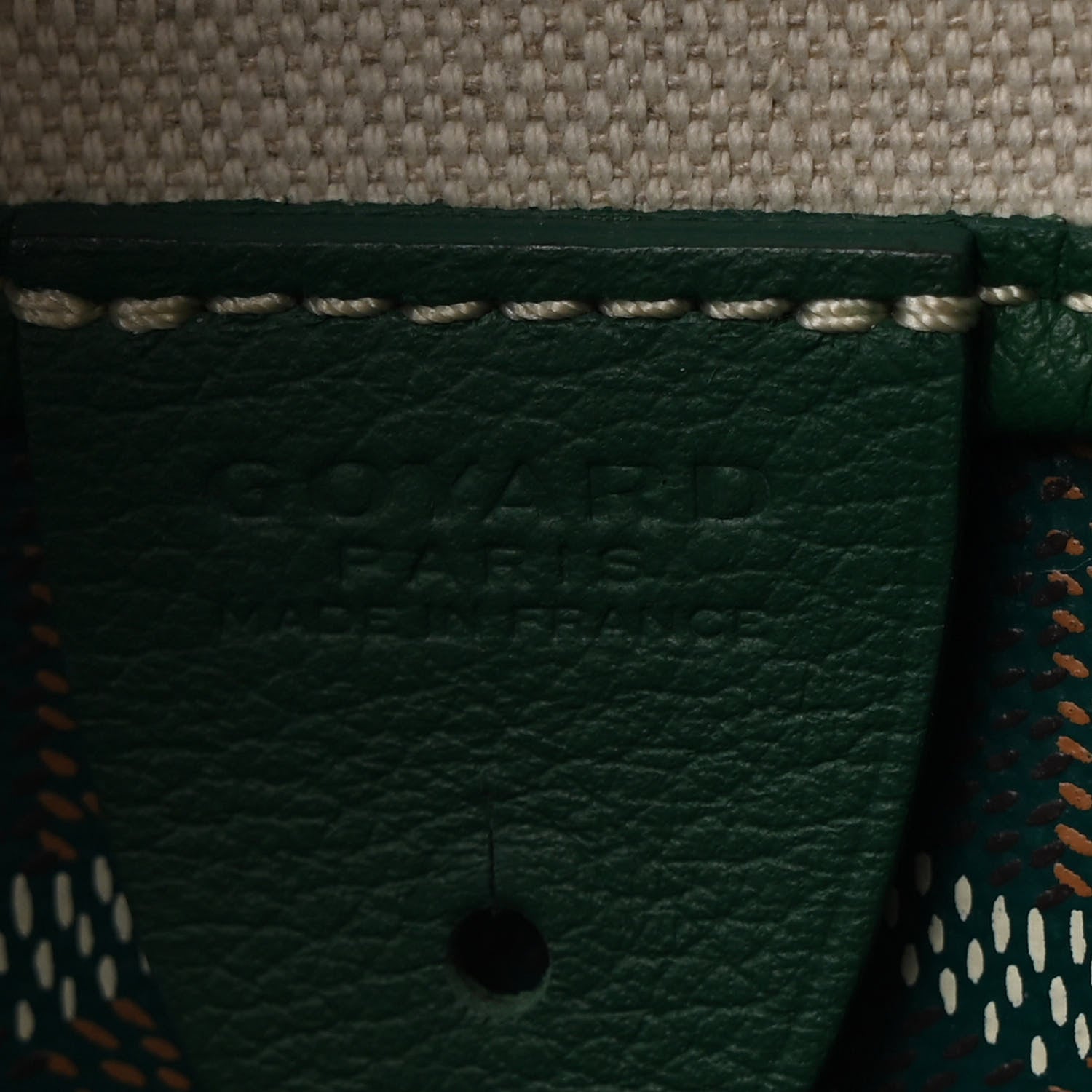 Goyard Goyardine Artois PM Green 6 of 10