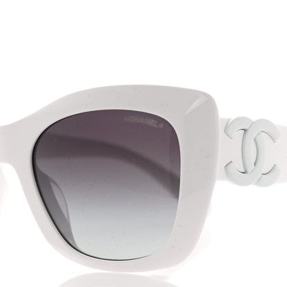 Chanel Acetate Square Sunglasses 71395A White 5 of 7