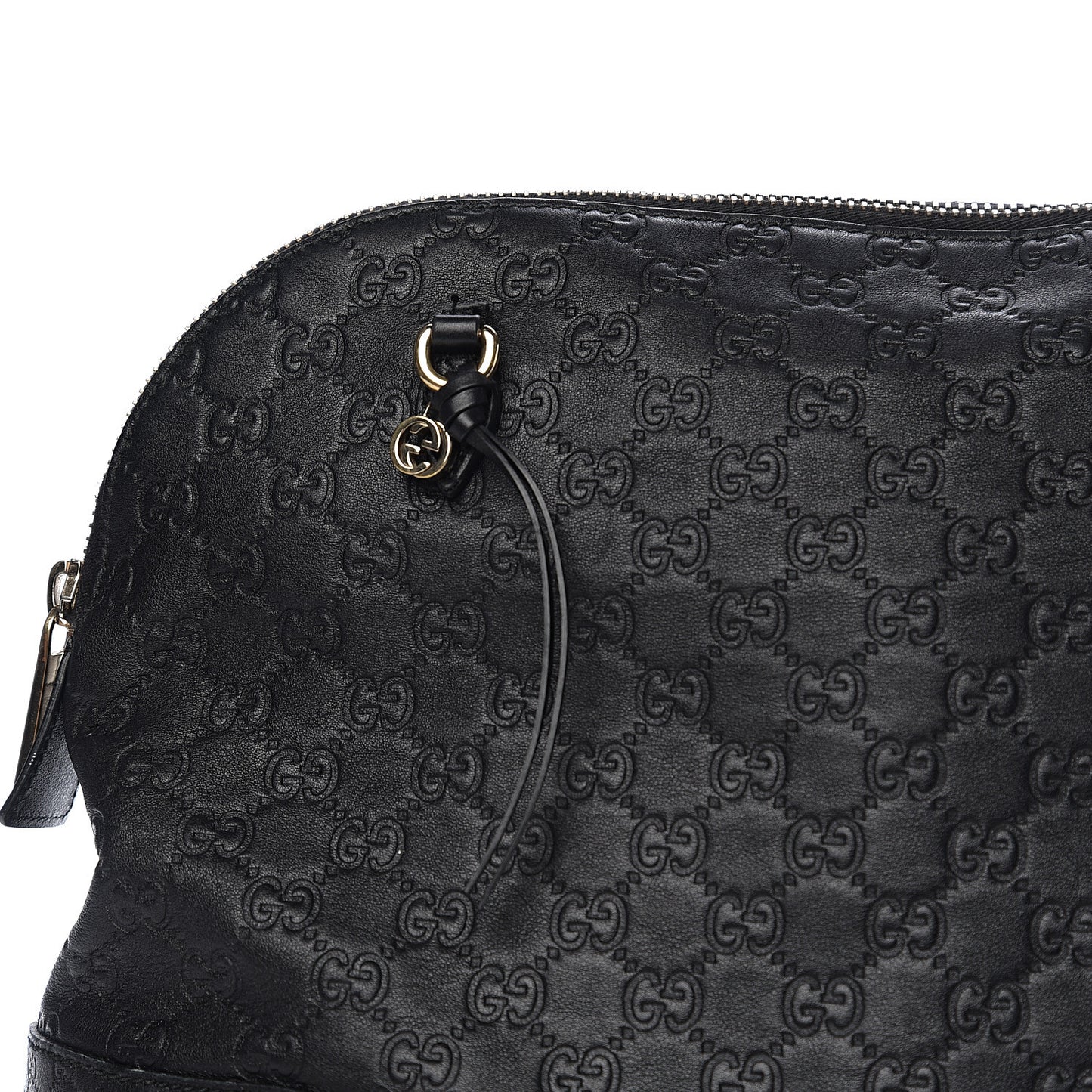 Guccissima Medium Bree Shoulder Bag Black
