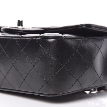 Chanel Lambskin Quilted Mini Rectangular Flap Black 12 of 13