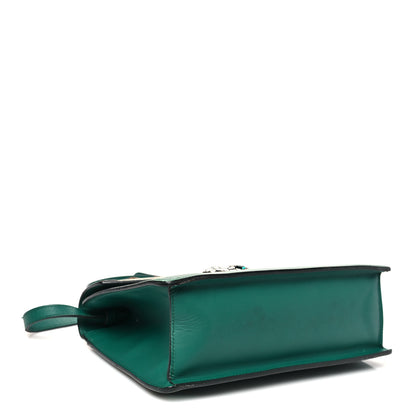 Gucci Calfskin Snakeskin Small Lilith Top Handle Bag Green 4 of 13
