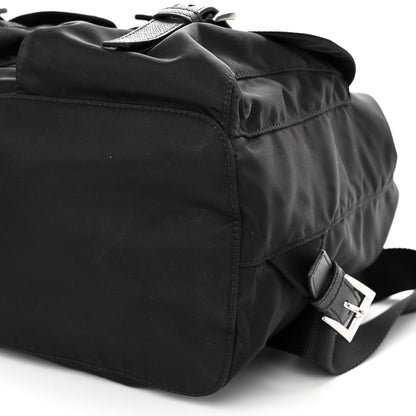 Prada Re-Nylon Saffiano Medium Backpack Black 9 of 9