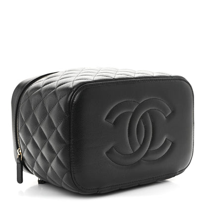 Chanel Caviar Quilted Large Vanity Pouch Black 4 of 11