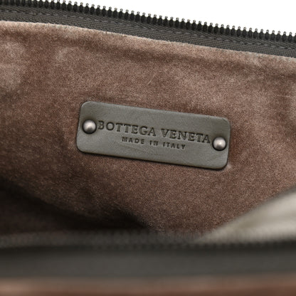 Bottega Veneta Calfskin Intrecciato Large Leggero Tote Kaki Fondente 8 of 14
