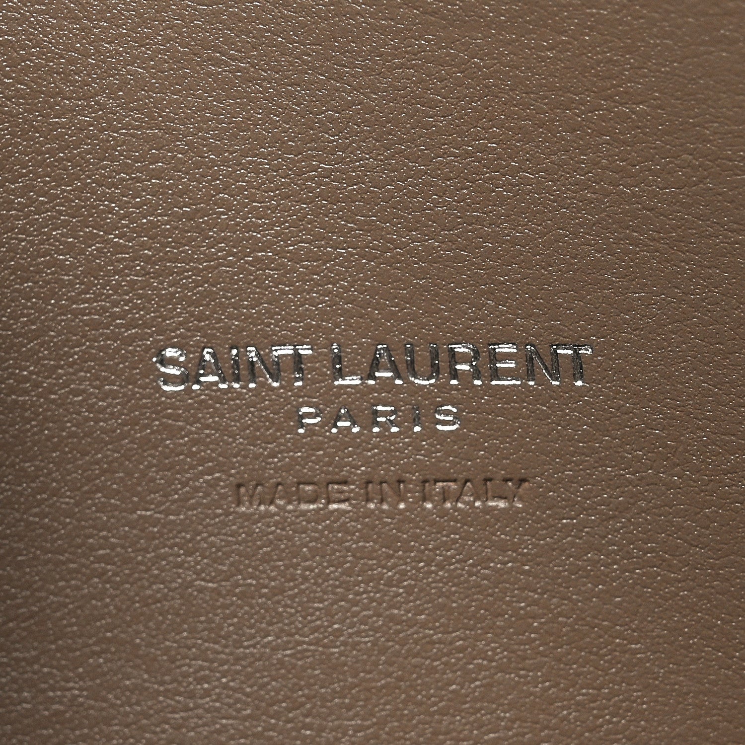 Saint Laurent Grained Calfskin Topstich Baby Sac De Jour Taupe 6 of 10