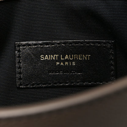 Saint Laurent Grain De Poudre Uptown Pouch Dark Beige 6 of 10