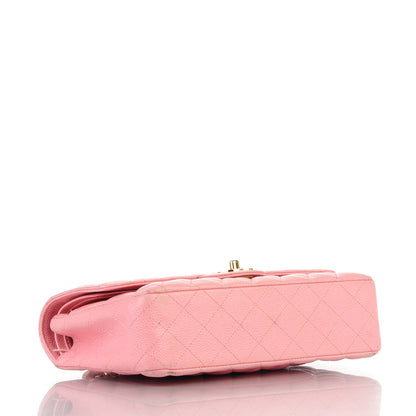 Chanel Caviar Quilted Medium Double Flap Pink 4 of 17