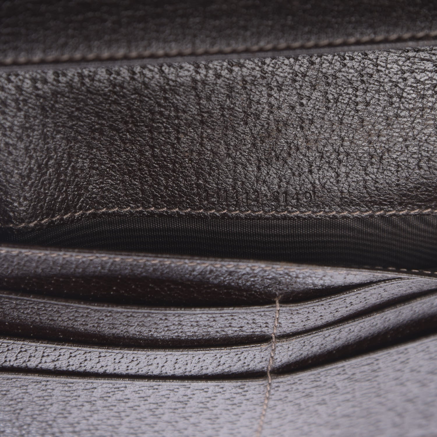 Gucci Monogram Abbey Continental Wallet Dark Brown 7 of 15