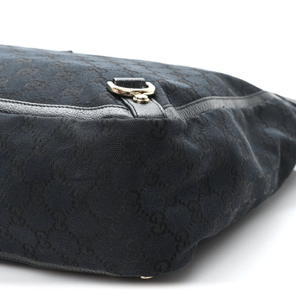 Gucci Monogram Large Abbey Tote Black 10 of 10