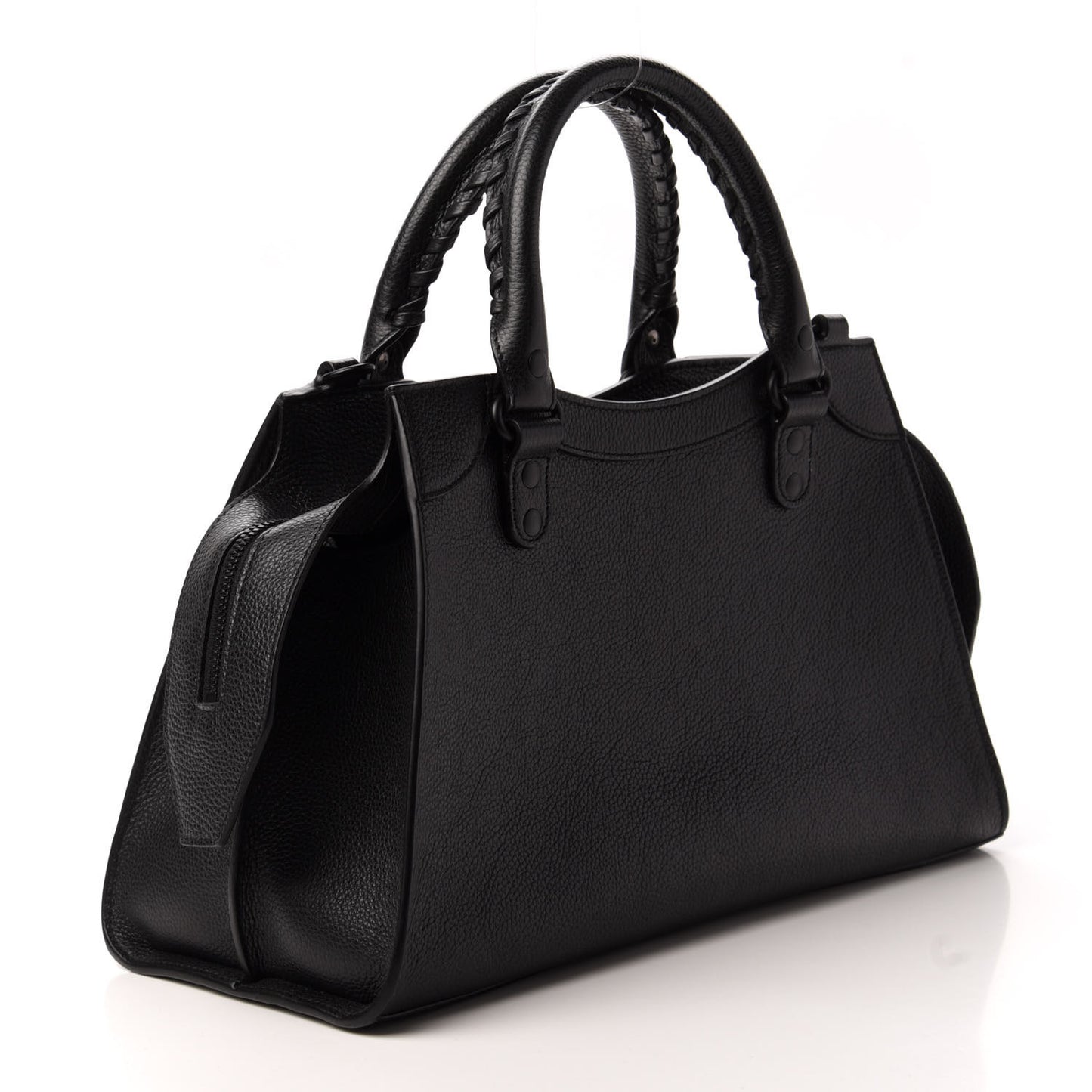 Grained Calfskin Neo Classic Black Hardware S City Black