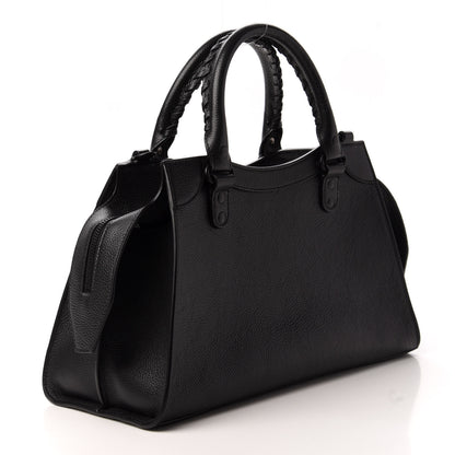 Balenciaga Grained Calfskin Neo Classic Black Hardware S City Black 3 of 9